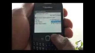 How to setup call diverts on your BlackBerry Curve 8520 | The Human Manual