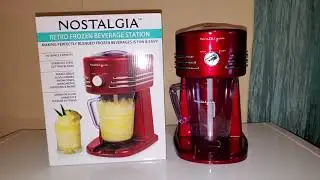 NOSTALGIA BEVERAGE STATION FBS400RETRORED, Product Review