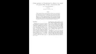 1954 2016 Charge generation in Thunderstorms by collision of ice crystals with graupel falling throu