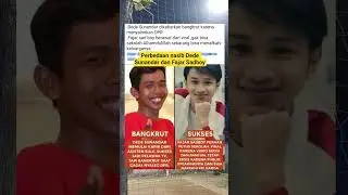 Perbedaan nasib Dede Sunandar dan Fajar Sadboy #shorts #dedesunandar #dede #selebriti #komedian