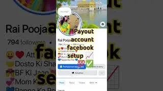 payout account facebook setup 📈💯✅ #facebookpayout #payouts #setup #arningwithfacebook #viralshorts