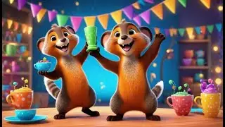 Naughty Mongoose Swapped the Cups | English Nursery Rhyme | Kids Songs | Baby Music