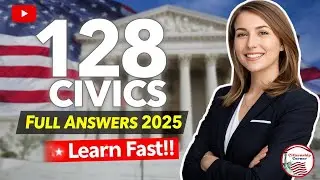 128 вопросов по гражданскому праву для теста на гражданство США 2025 года | Практика собеседовани...