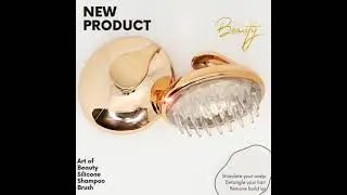 Silicone Shampoo Brush Stimulate, Massage, and Detangle with this tool! #scalptherapy  #scalpmassage