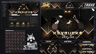 Дизайн на заказ для канала трово TROVO | вконтакте / vk play вк плей / твич twitch