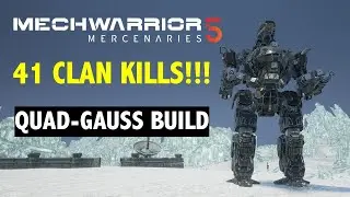 Stupidly Difficult Raid Mission Against the Clans With 60 Enemy Mechs!!! (MechWarrior 5 Mercenaries)