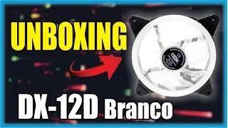 Unboxing + Review Cooler 120mm Dex Dupla Face DX-12D Branco