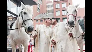 Black-and-White Yin-Yang Multicultural Wedding in Boston