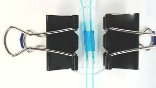 Wave formation in two channel S-S acrylamide gel reactor