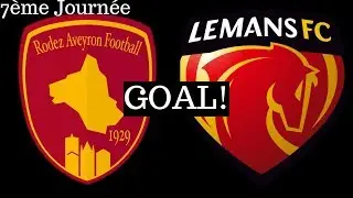 Rodez AF - Le Mans [2-0] (Goal 24') by Pape Sane