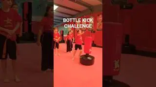 Bottle Kick Challenge Part 3! #karatekick #martialarts #challenge