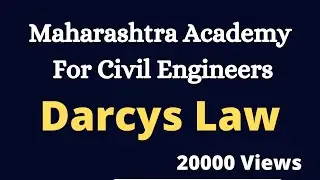 Darcys law, coefficient of permeability