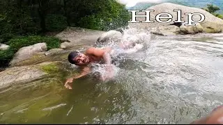 SOMETHING BAD HAPPENED || NATURAL SWMMING POOL || BBQ IN RIVER SIDE || MADHUR SAHANI ||