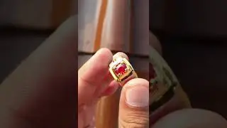 Natural Reddish Orange Sapphire 1.02 crt GRI LAB