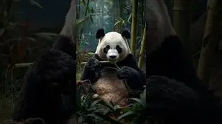 Panda 🐼 + Owl 🦉 = ??? 🤯 The Most Majestic Creature! #shorts #hybrid #ai #aiart #evolution
