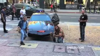 AT&T commercial stunts behind scene