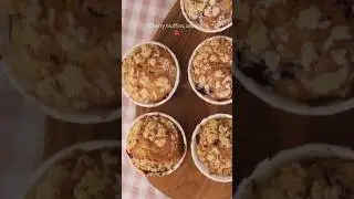 Cherry muffins🍒#shorts#springdiaries#cozygirl#cozy#cottagecore#aestheticvideo#bakingrecipes#muffins