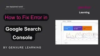 How to Fix Google Search Console Errors in WordPress | GSC Error Fix Tutorial in Tamil