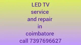 LED TV service center Coimbatore LED TV repair Coimbatore #LED #TV #maintenance #Coimbatore #samsung
