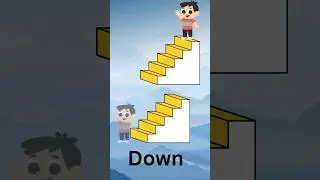 Big Small Up Down | Kids Learning Video @RWcartoonkiduniya