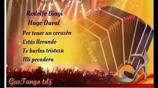 Tanda di tango  Rodolfo Biagi Hugo Duval