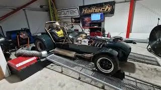 Cosworth powered Caterham on ITBs on the dyno