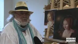 Akademie Wildkogel Ölmalerei mit Herdin