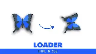 Create Cute Websites with a Butterfly Loader - HTML and CSS Tutorial!