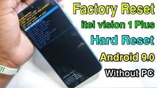 itel Vision 1 Plus Hard Reset | Itel L6501 Factory Reset Pattern/Pin/Password Unlock Without Pc