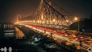 India City Night Music | Bridge Lights (Kolkata Night) | Loop Beat