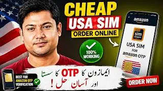How to Get a USA SIM Online & Fix Amazon OTP Issues (100% Works!)