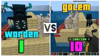 minecraft warden | minecraft ıron golem | minecraft iron golem vs warden #minecraft #minecraftwarden