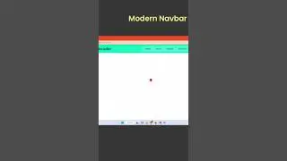 Modern Navbar Using HTML CSS And JavaScript #shorts #viral #youtubeshorts