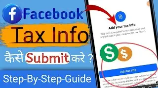 Provide additional details relating to your services facebook | tax information facebook