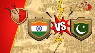 INDIA VS PAKISTAN 🔥in Clash of Clans.