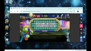 Wheel of fortune Snow puzzles pogo games