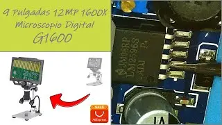 Microscopio Digital G1600 9 Pulgadas 12MP 1600X