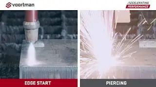 Pre-drilling & Edge start vs. Oxy-fuel Piercing