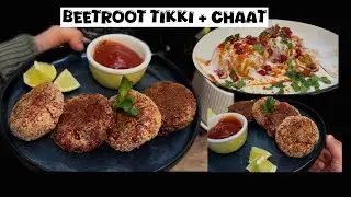 Beetroot Tikki 2 Ways : Healthy Tikki Recipe + Beetroot Tikki Chaat Twist!