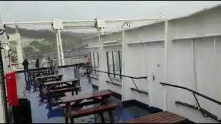 P&O Ferries Dover to Calais ship Pride of Burgundy pre-departure announcement