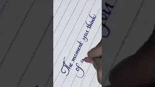 #NiceHandwriting #PenmanshipTips #CalligraphicStyle #ElegantLettering #ModernCalligraphy