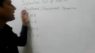 lnstruction set (Incremental decrement )