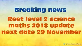 Reet level 2 science maths 2018