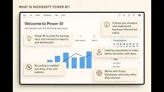 Discover Microsoft Power BI with commented slides. Tutorials on other apps in description