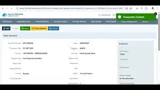 Project Management demo of Multi Techno ERP Software