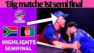 World cup semi final 2024 |afghanistan vs south africa | highlights