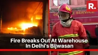 Fire Breaks Out At Warehouse In Delhi's Bijwasan, 14 Fire-Tenders Rushed To The Spot
