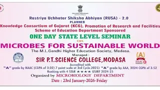 MICROBES FOR SUSTAINABLE WORLD by sir p t science college modasa part 2