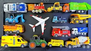 Car toys,Truk molen, truk sampah, truk pemadam, truk box, kereta api, pesawat, excavator, ambulans