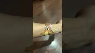 Jerry here! Tom and Jerry #trending #tomandjerry #viral #art #facepainting #drawing